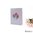 Blumenstrauß - Kartenfarbe Grau - 15 x 20 cm
