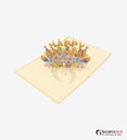 LIMITED EDITION - Happy Birthday - Weiß-Gold - 15 x 20 cm (Kopie)